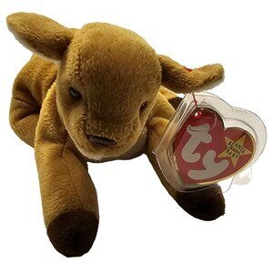 Ty Beanie Babies Whisper Deer 1998 Collectible Plush Toy 7" Fawn Baby